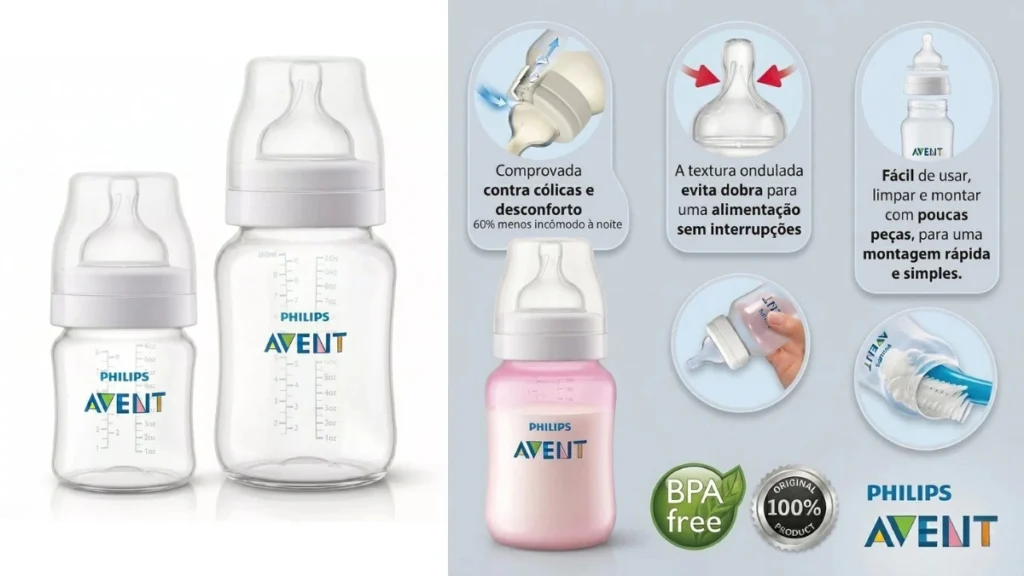 Características mamadeira avent anti colic é boa ? Análise Completa em 2026