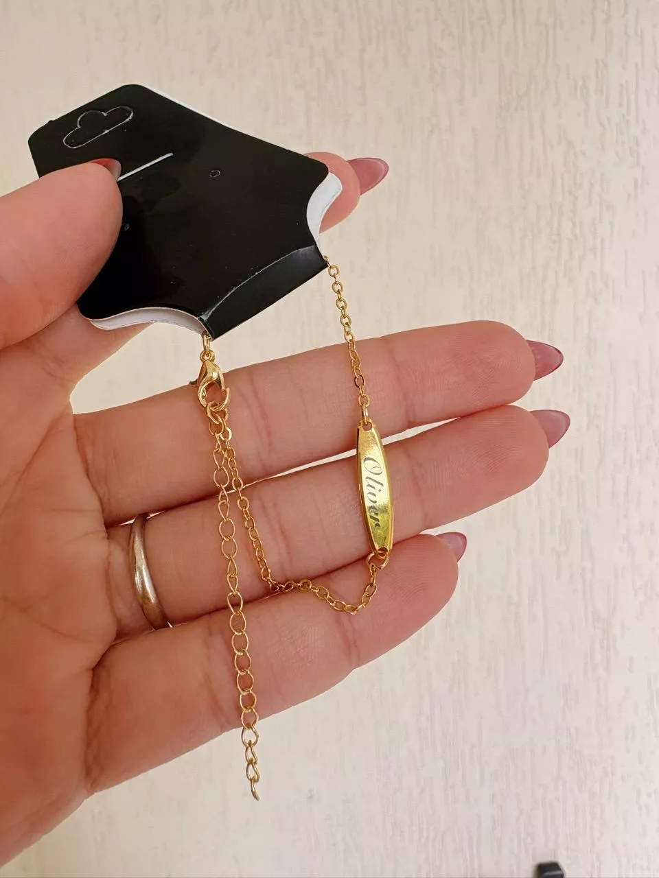 pulseira banhada a ouro 18k